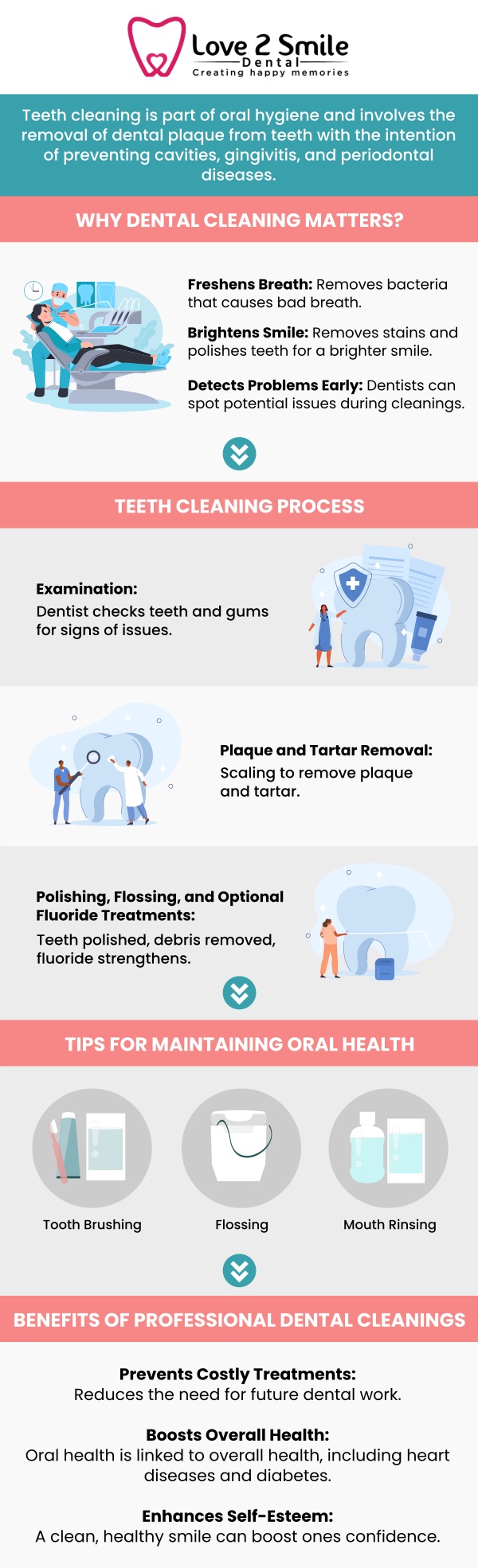 Regular teeth cleaning is an important part of maintaining healthy teeth and gums by helping remove plaque, tartar buildup, and stains that daily brushing and flossing may miss. At Love 2 Smile Dental Practice, Dr. Divya Nagaraj, DDS, and our team provide personalized preventive dental care designed around your oral health needs. During your appointment, we evaluate your smile, discuss your concerns, and recommend a cleaning schedule that supports long-term dental wellness. Our goal is to provide comfortable and affordable teeth cleaning in Mesquite, TX, while helping patients maintain a healthy, confident smile. For more information, contact us today or book an appointment online. We are located at 1050 N Bryan-Belt Line Rd Ste 102, Mesquite, TX 75149.
